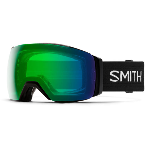 Smith I/O MAG XL Snow Goggle Black ChromaPop Everyday Green Mirror Snow Goggles