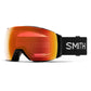 Smith I/O MAG XL Snow Goggle Black ChromaPop Everyday Red Mirror Snow Goggles