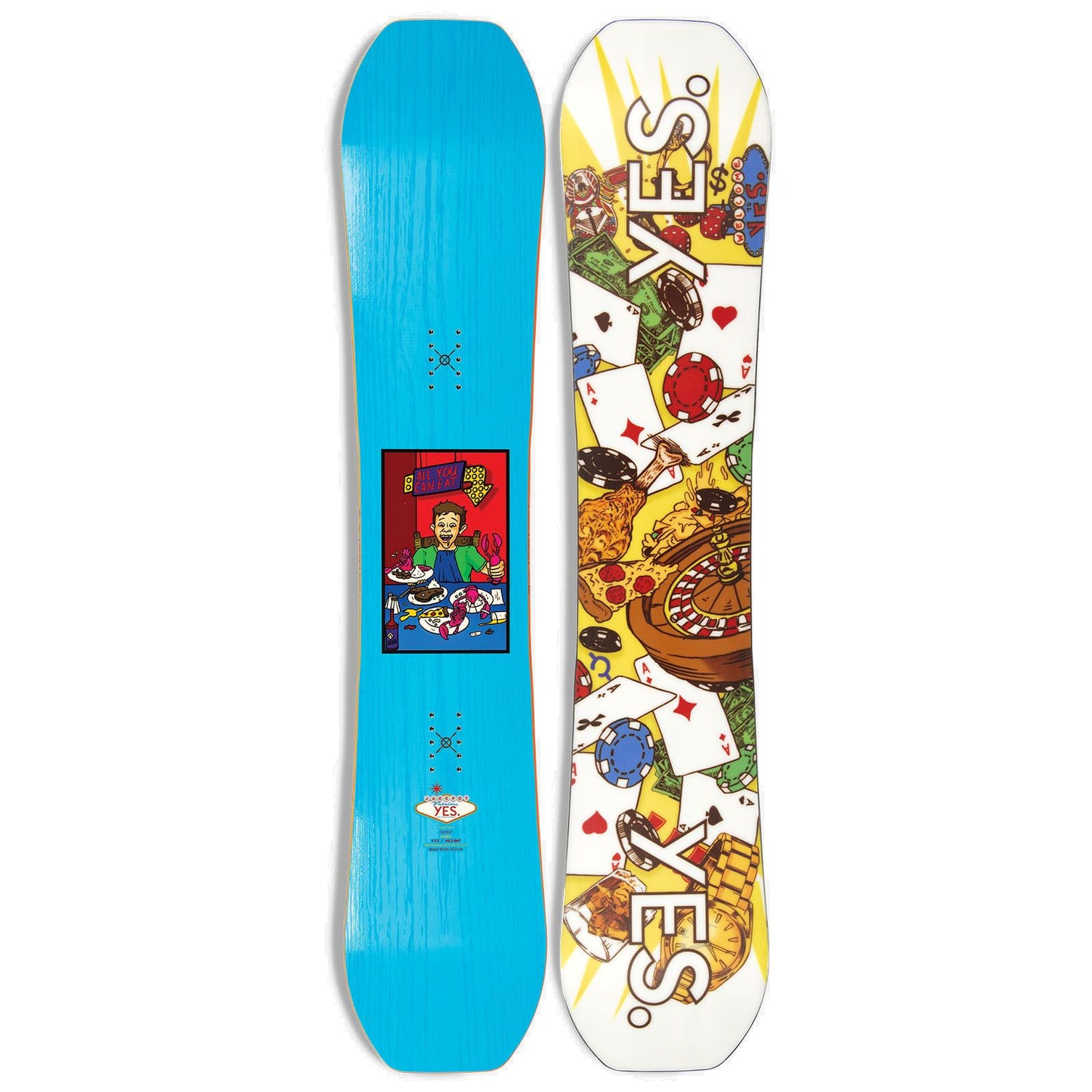 Yes Jackpot Snowboard 2024 152 Snowboards