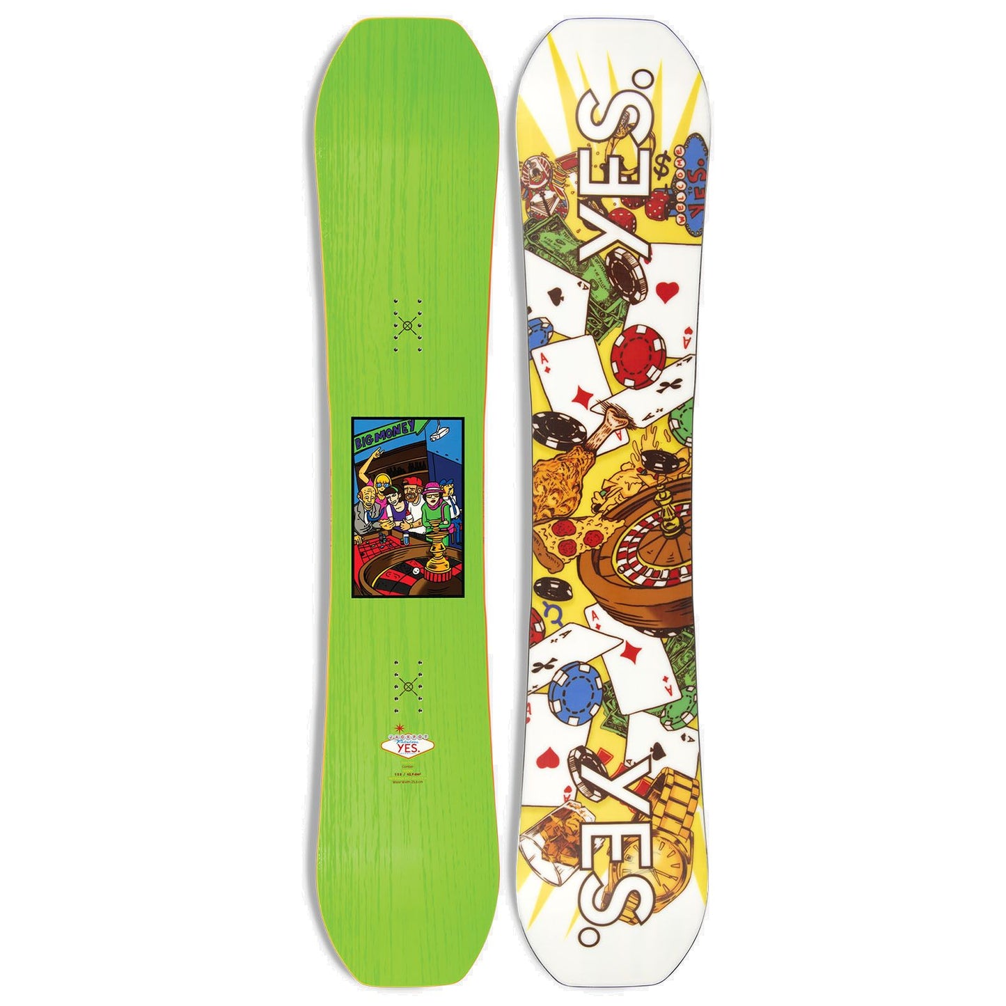 Yes Jackpot Snowboard 2024 158 Snowboards