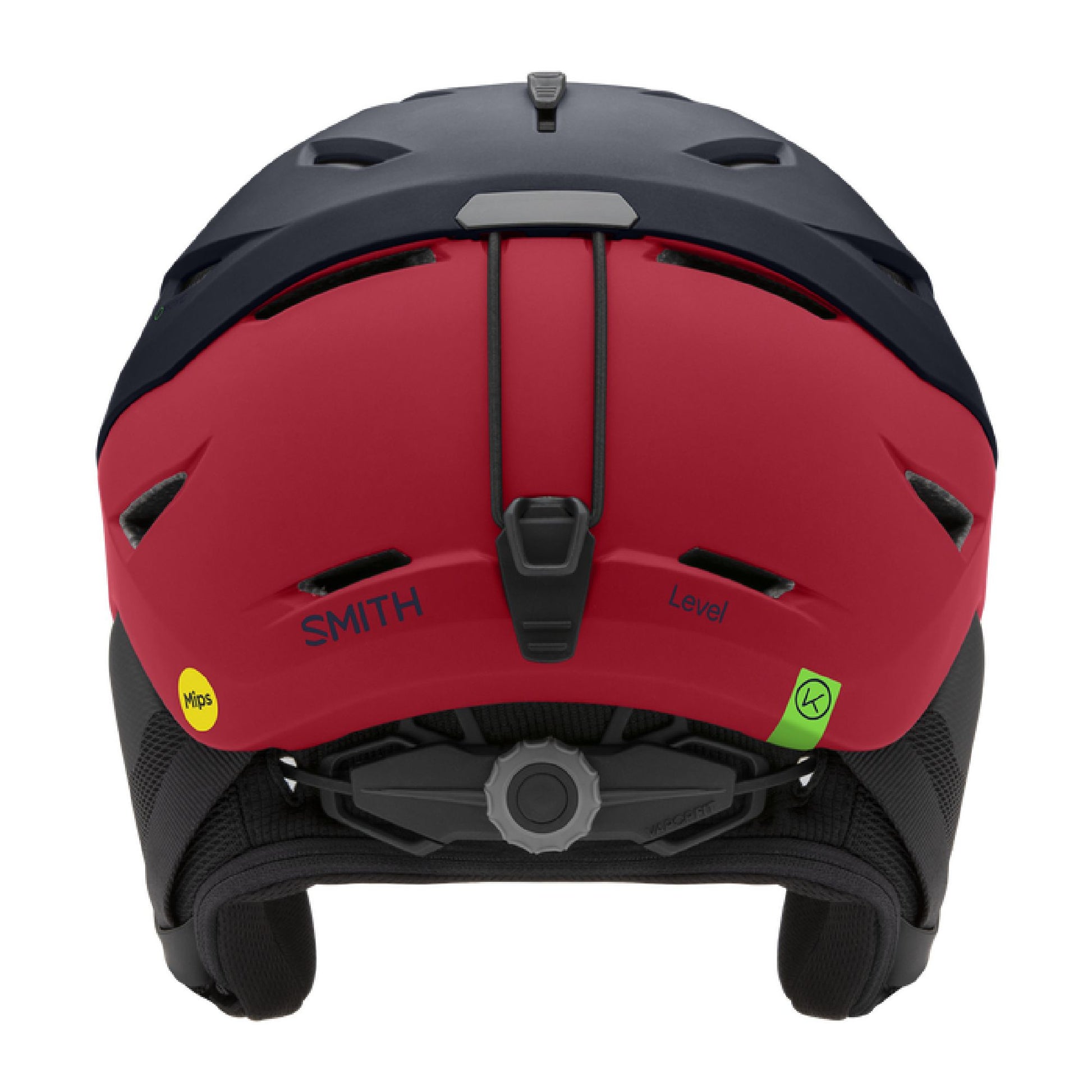 Smith Level MIPS Snow Helmet Matte Midnight Navy / Crimson Snow Helmets
