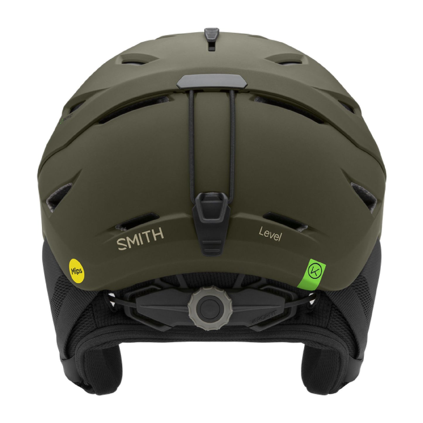 Smith Level MIPS Round Contour Fit Snow Helmet Matte Forest Snow Helmets