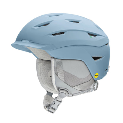 Smith Liberty MIPS Snow Helmet Matte Glacier - Smith Snow Helmets
