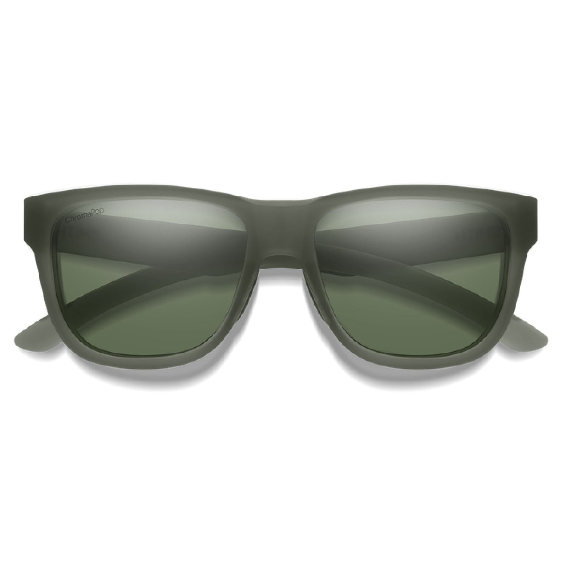 Smith Lowdown Slim 2 Sunglasses Matte Moss Crystal / ChromaPop Polarized Gray Geen Sunglasses