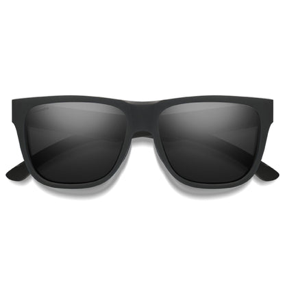Smith Lowdown 2 Sunglasses Matte Black ChromaPop Glass Polarized Black - Smith Sunglasses