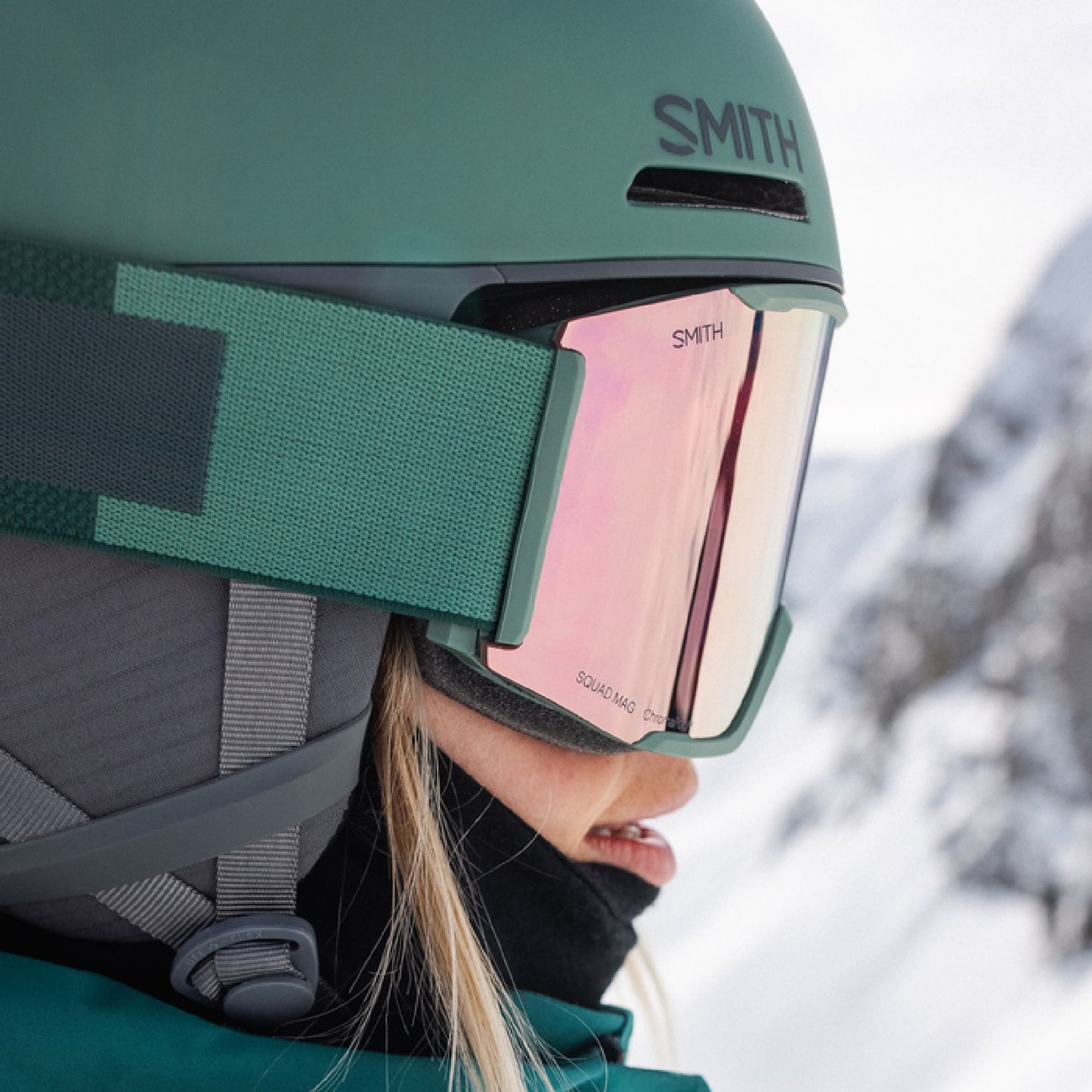 Smith Code MIPS Snow Helmet Matte Alpine Green Snow Helmets
