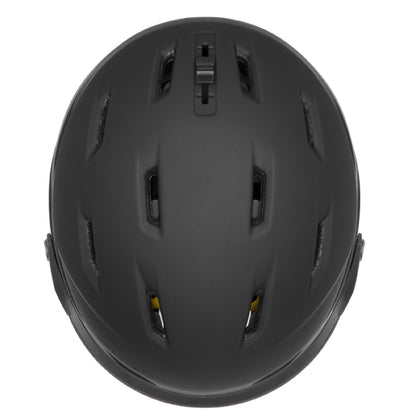 Smith Survey MIPS Snow Helmet Matte Black | Chromapop Everyday Green Mirror - Smith Snow Helmets