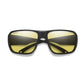 Smith Castaway Sunglasses Matte Black / ChromaPop Glass Polarized Low Light Yellow Sunglasses