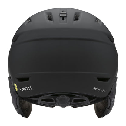 Smith Youth Survey Jr. MIPS Snow Helmet Matte Black | Green Mirror YS\YM - Smith Snow Helmets