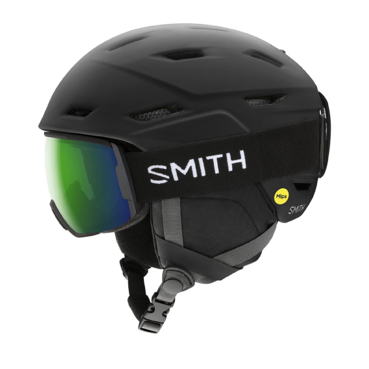 Smith Mission MIPS Snow Helmet Matte Black Snow Helmets