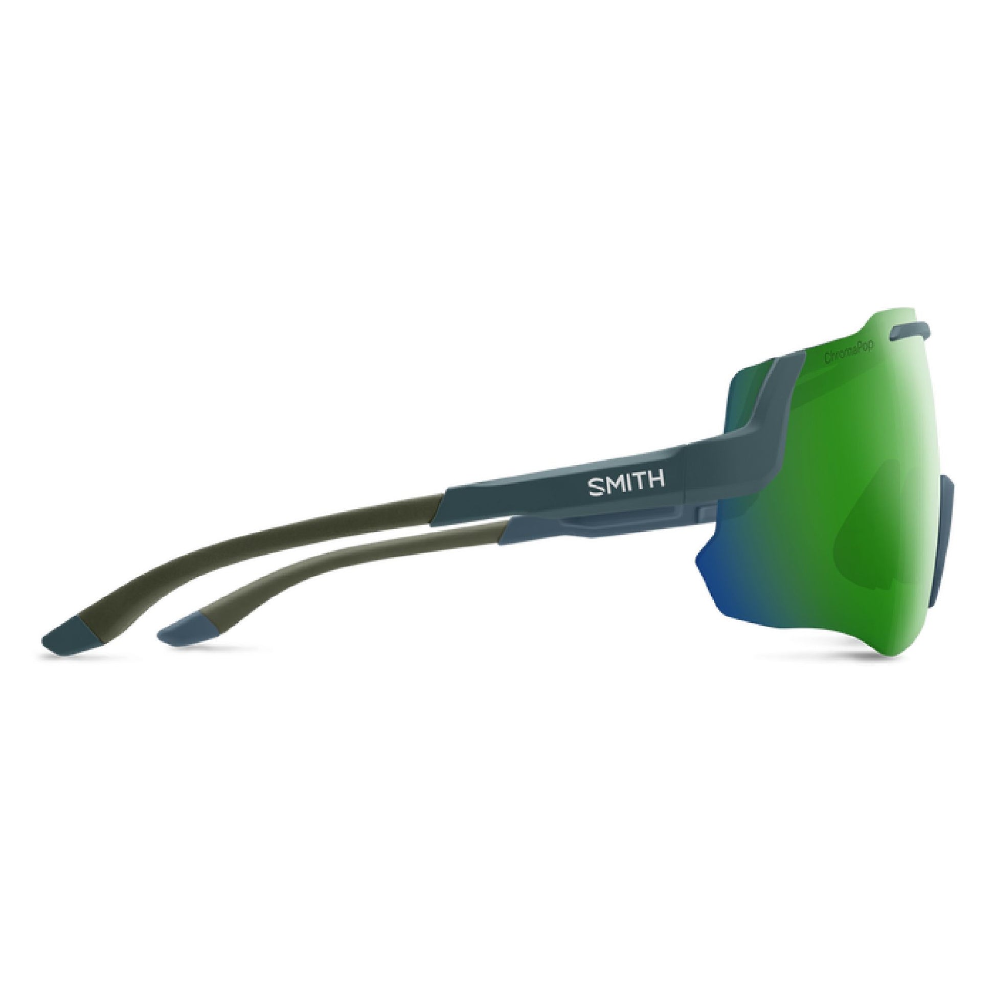 Smith Momentum Sunglasses Matte Stone Moss ChromaPop Green Mirror - Smith Sunglasses