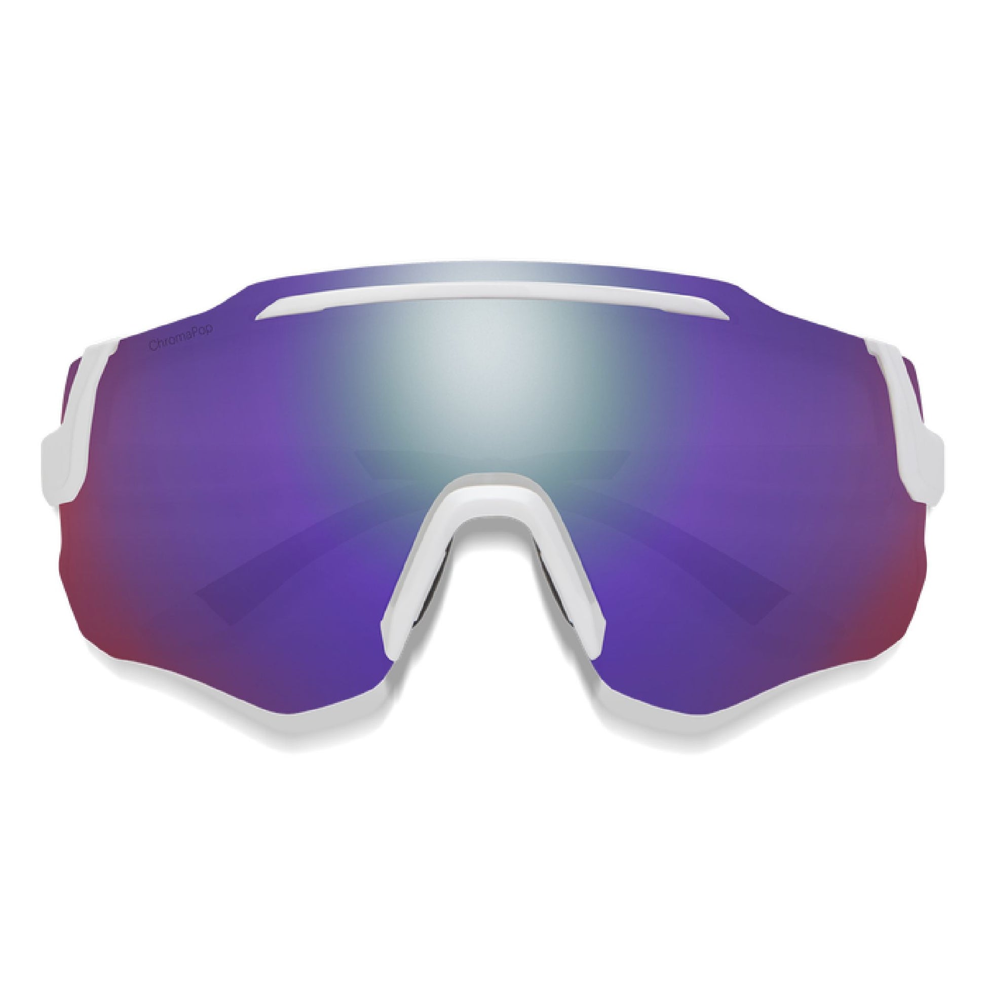 Smith Momentum Sunglasses White ChromaPop Violet Mirror - Smith Sunglasses