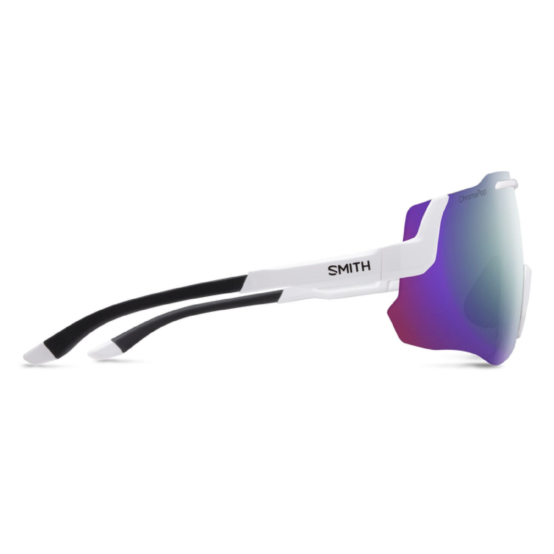 Smith Momentum Sunglasses White ChromaPop Violet Mirror - Smith Sunglasses