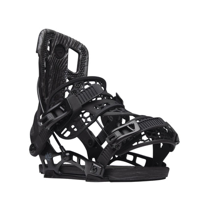 Flow NX2-TM Hybrid Snowboard Bindings Black - Flow Snowboard Bindings