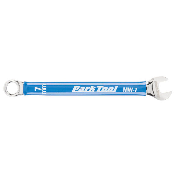 Park Tool MW-7 Metric Wrench 7mm Blue/Chrome - Park Tool Combination Wrenches