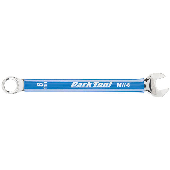 Park Tool MW-8 Metric Wrench 8mm Blue/Chrome - Park Tool Combination Wrenches