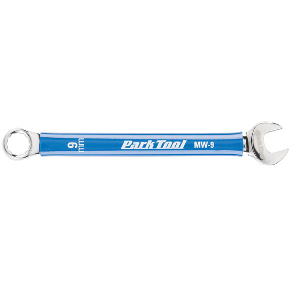 Park Tool MW-9 Metric Wrench 9mm Blue/Chrome - Park Tool Combination Wrenches