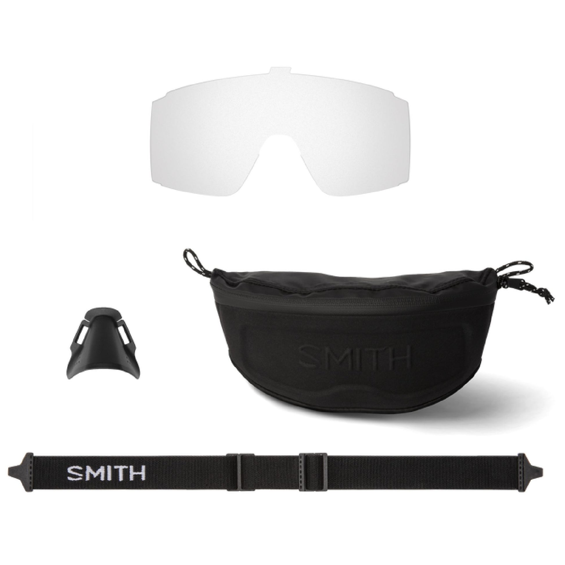 Smith Pursuit Sunglasses White ChromaPop Platinum Mirror Sunglasses