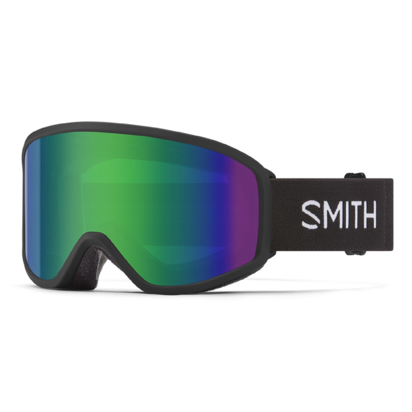 Smith Reason OTG Snow Goggle Black / Green Sol-X Mirror Snow Goggles