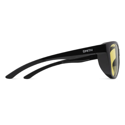 Smith Shoal Sunglasses Black ChromaPop Glass Polarized Low Light Yellow - Smith Sunglasses