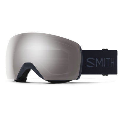 Smith Skyline XL Snow Goggle Midnight Navy ChromaPop Sun Platinum Mirror - Smith Snow Goggles