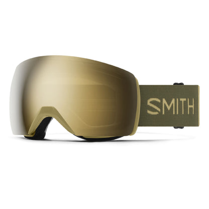 Smith Skyline XL Snow Goggle Sandstorm Forest ChromaPop Sun Black Gold Mirror Snow Goggles
