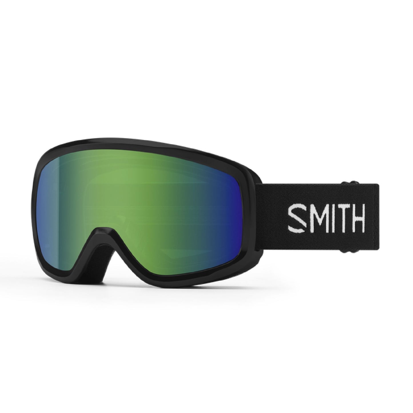 Smith Kids' Snowday Snow Goggle Black Green Sol-X Mirror Snow Goggles