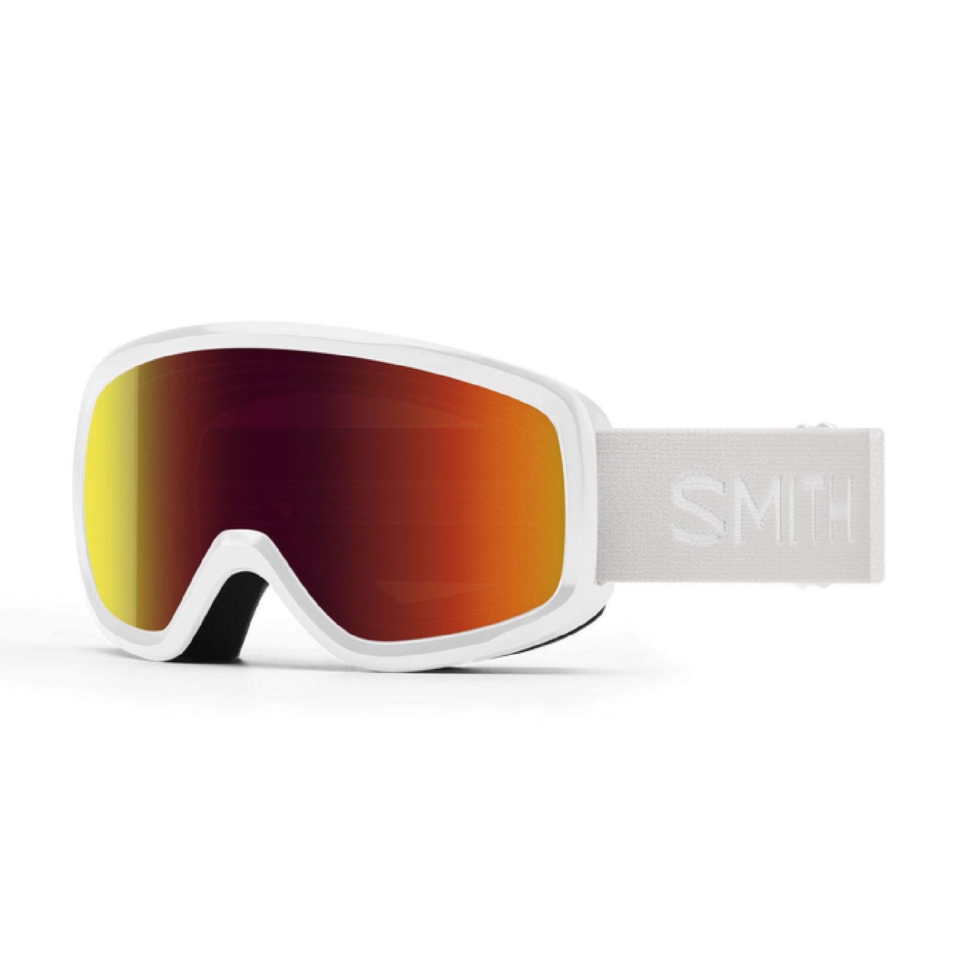Smith Kids' Snowday Snow Goggle White Red Sol-X Mirror Snow Goggles