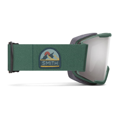 Smith Squad Snow Goggle Alpine Green Vista ChromaPop Sun Platinum Mirror - Smith Snow Goggles