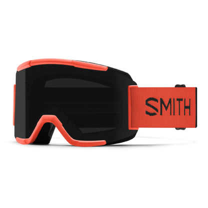 Smith Squad Snow Goggle Poppy ChromaPop Sun Black - Smith Snow Goggles