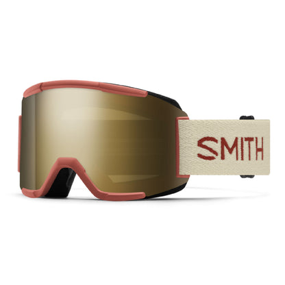 Smith Squad Snow Goggle Terra Slash ChromaPop Sun Black Gold Mirror - Smith Snow Goggles