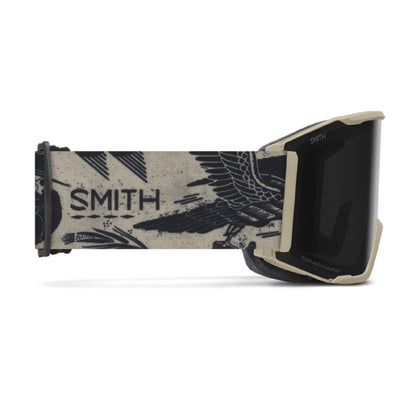 Smith Squad MAG Low Bridge Fit Snow Goggle Artist Series | Jess Mudget ChromaPop Sun Black - Smith Snow Goggles