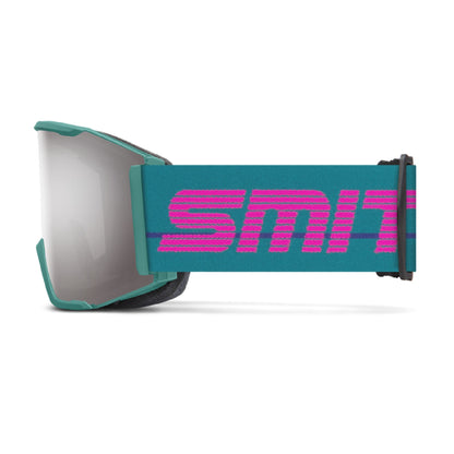 Smith Squad MAG Low Bridge Fit Snow Goggle Sundance 1989 Archive ChromaPop Sun Platinum Mirror - Smith Snow Goggles
