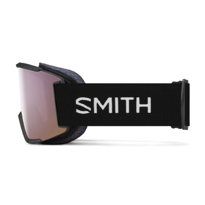 Smith Squad S Snow Goggle Black ChromaPop Everyday Rose Gold Mirror - Smith Snow Goggles