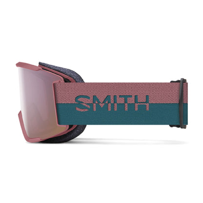 Smith Squad S Snow Goggle Chalk Rose Split ChromaPop Everyday Rose Gold Mirror - Smith Snow Goggles