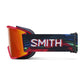 Smith Squad S Snow Goggle Crimson Glitch Hunter / ChromaPop Everyday Red Mirror Snow Goggles