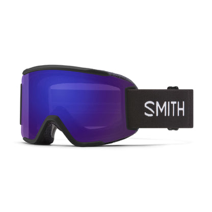 Smith Squad S Snow Goggle Black ChromaPop Everyday Violet Mirror - Smith Snow Goggles
