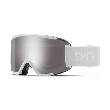 Smith Squad S Snow Goggle White Vapor ChromaPop Sun Platinum Mirror - Smith Snow Goggles