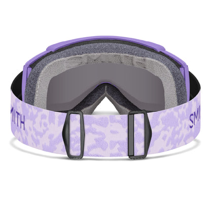 Smith Squad S Low Bridge Fit Snow Goggle Peri Dust Peel ChromaPop Sun Black - Smith Snow Goggles