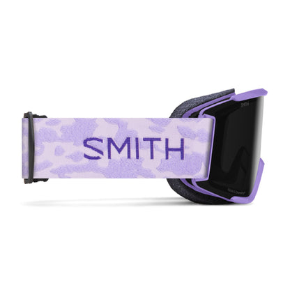 Smith Squad S Low Bridge Fit Snow Goggle Peri Dust Peel ChromaPop Sun Black - Smith Snow Goggles