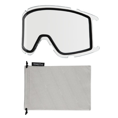 Smith Squad S Low Bridge Fit Snow Goggle Peri Dust Peel ChromaPop Sun Black - Smith Snow Goggles