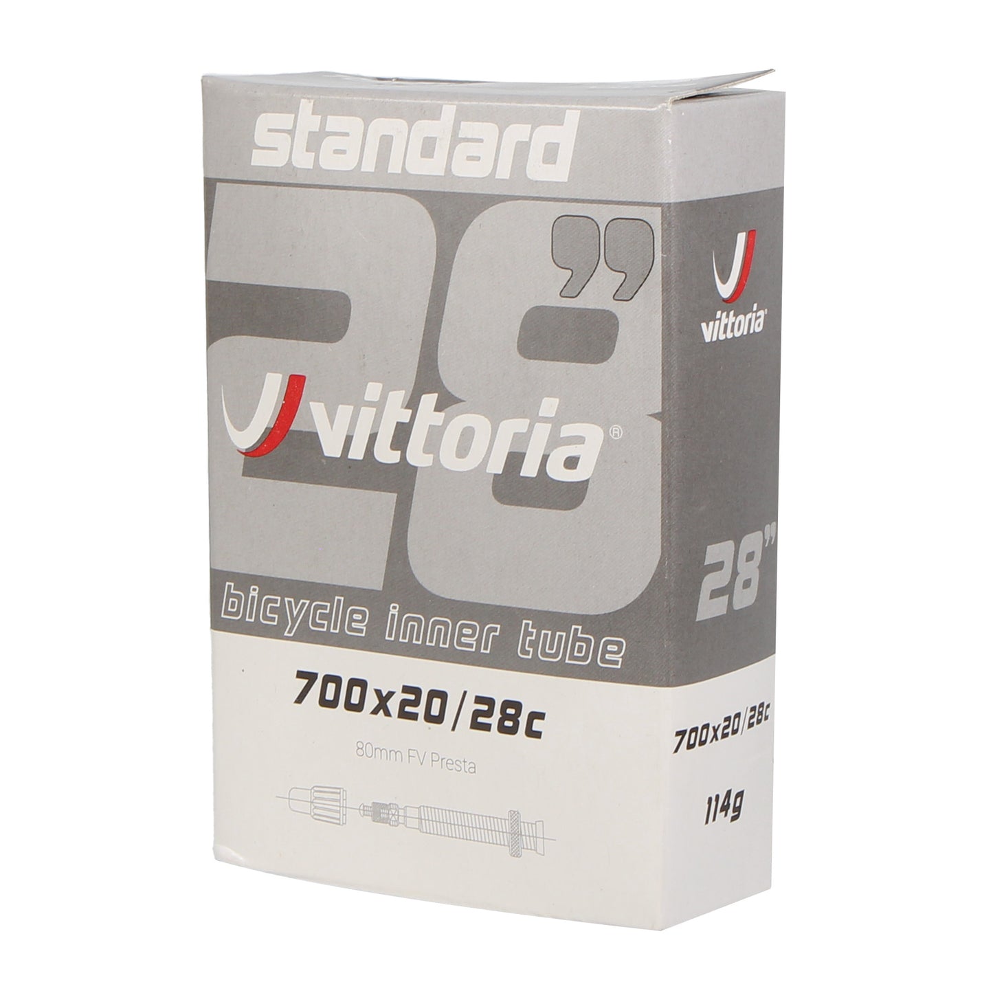 Vittoria Standard Tube 700x20-28 PV 60mm - Vittoria Tube