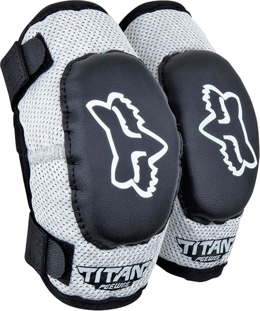 Fox Youth Peewee Titan Youth Elbow Black/Silver OS Protective Gear