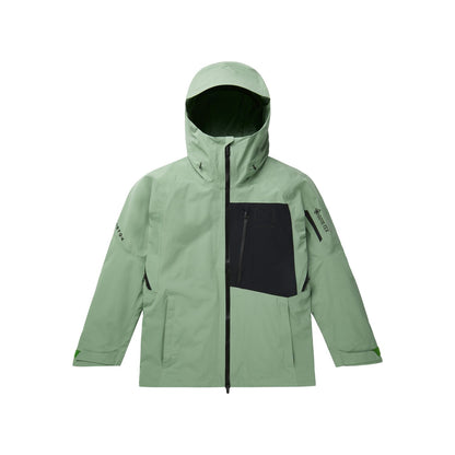 Men's Burton [ak] Cyclic GORE-TEX 2L Jacket Hedge Green True Black - Burton Snow Jackets