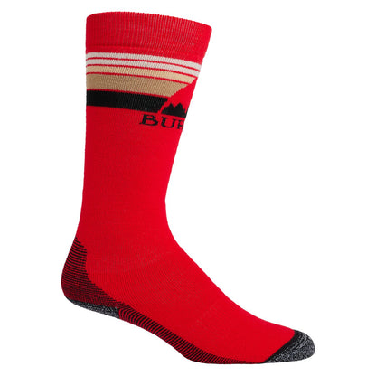 Kids' Burton Emblem Midweight Socks Tomato S\M - Burton Snow Socks