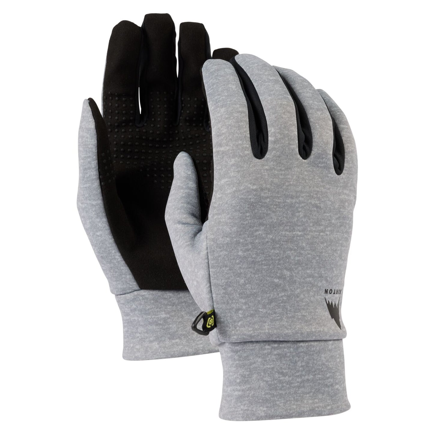 Men's Burton Touch N Go Glove Liner Gray Heather Snow Gloves