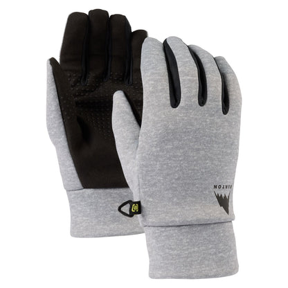 Women's Burton Touch N Go Glove Liner Gray Heather - Burton Snow Gloves