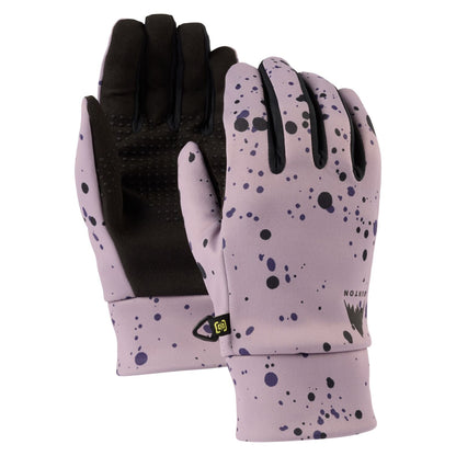 Women's Burton Touch N Go Glove Liner Elderberry Spatter - Burton Snow Gloves