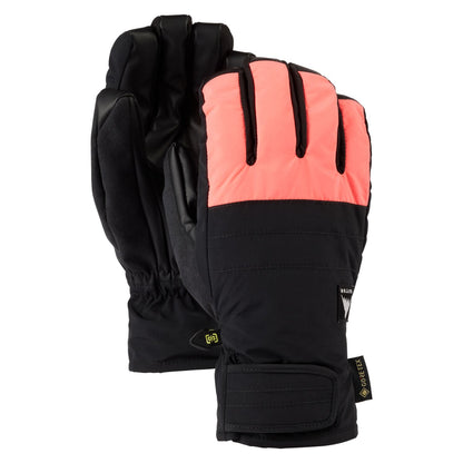 Men's Burton Reverb GORE-TEX Gloves True Black Tetra Orange - Burton Snow Gloves