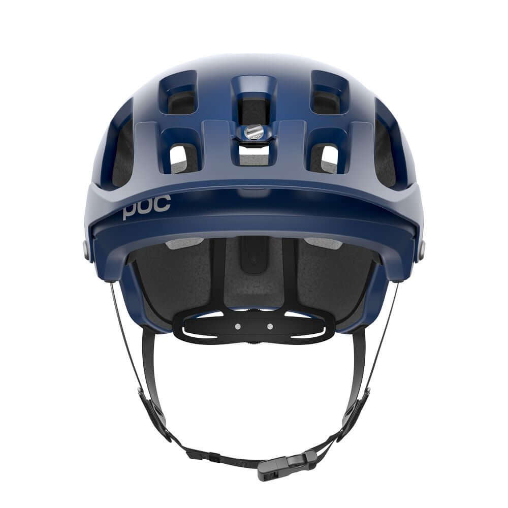 POC Tectal Race Spin Helmet Lead Blue/Hydrogen White Matt Bike Helmets